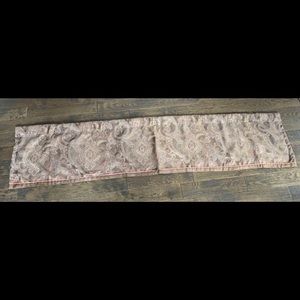 Brown and orange Cindy Crawford Style valance
